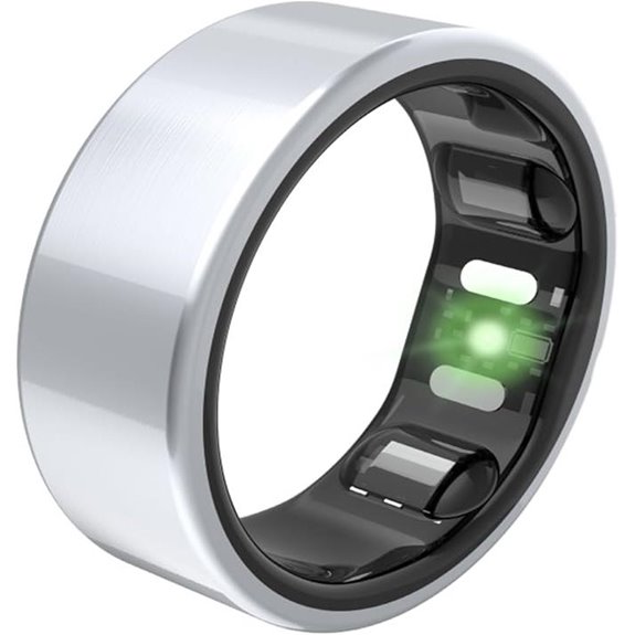 QALO QRNT Slim Titanium Fitness Smart Ring