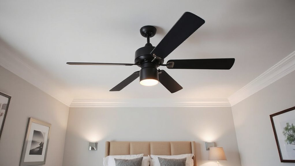 top quiet bedroom ceiling fans