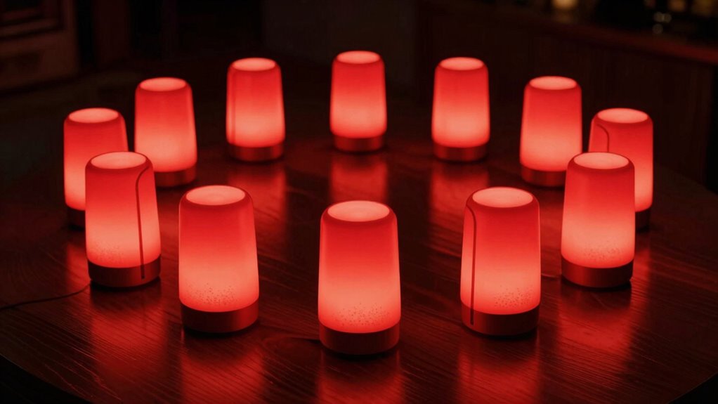 top red night lamps