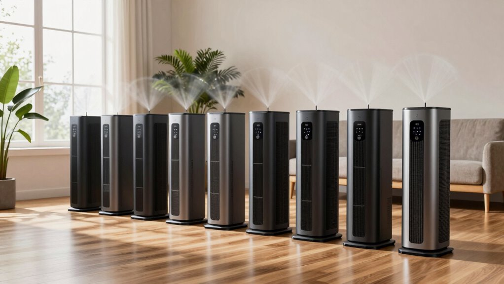 top room airflow circulators