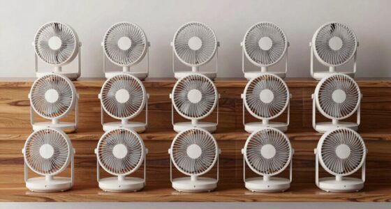 top silent oscillating fans