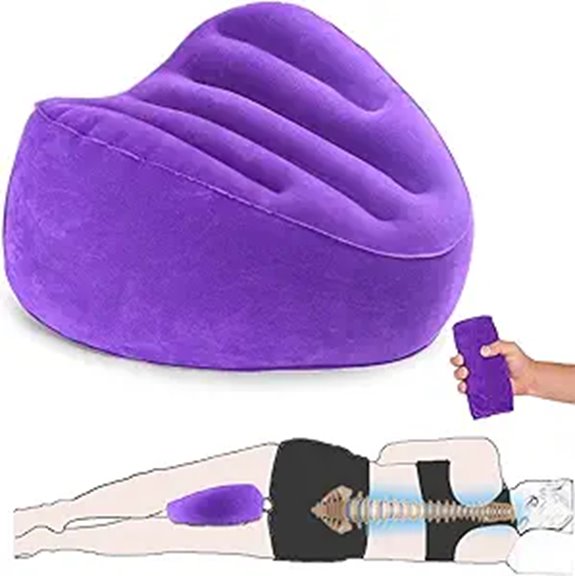 Knee Pillow for Side Sleepers with Travel Support