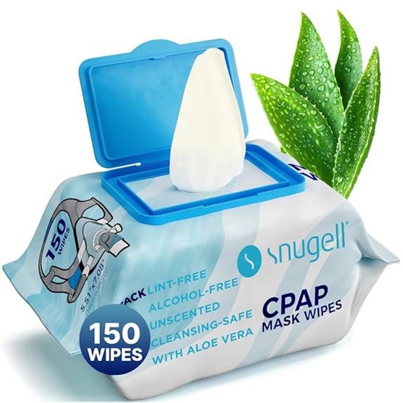 Snugell Unscented Travel CPAP Mask Wipes (150 ct)