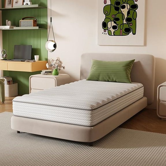Novilla Twin Mattress with Smarts™ Coil and Foam