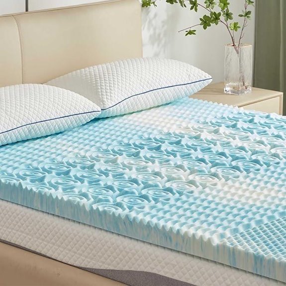 SINWEEK 2-Inch Memory Foam Mattress Topper
