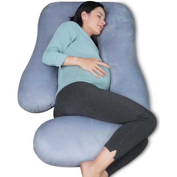 Moon Park U-Shaped Pregnancy Pillow with Removable Cover