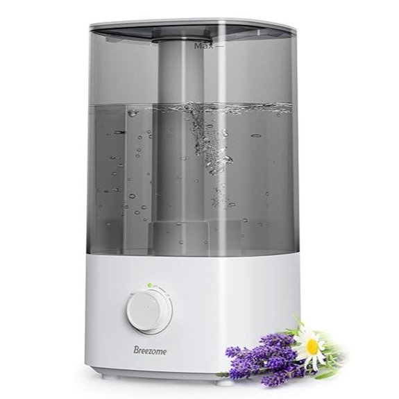 BREEZOME 4L Ultrasonic Humidifier with Essential Oils