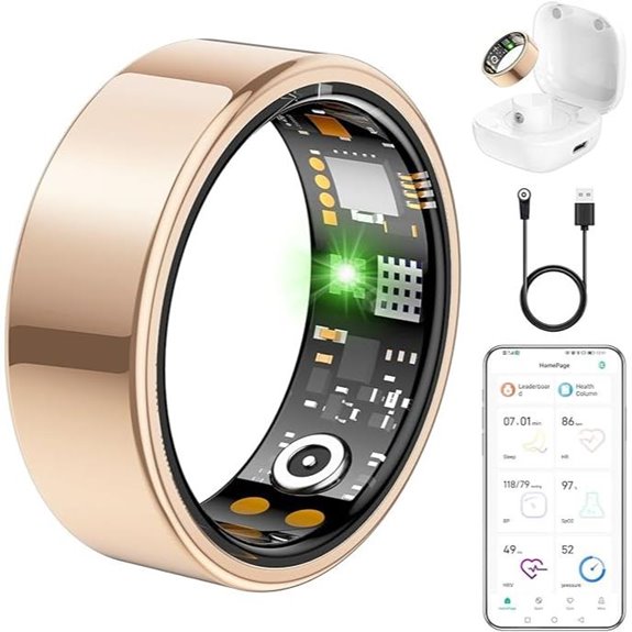 Ring Health Tracker for Women & Men Waterproof Smart Ring
