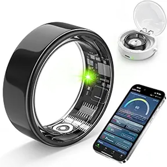 Smart Ring with Health Monitoring IP68 Waterproof