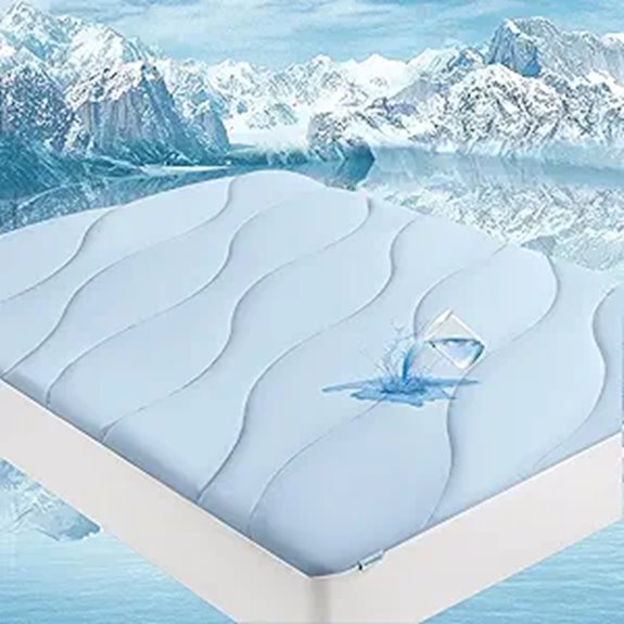 Unikome Waterproof King Mattress Pad with Deep Pocket