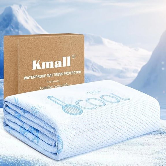 Kmall Waterproof Cooling King Mattress Protector