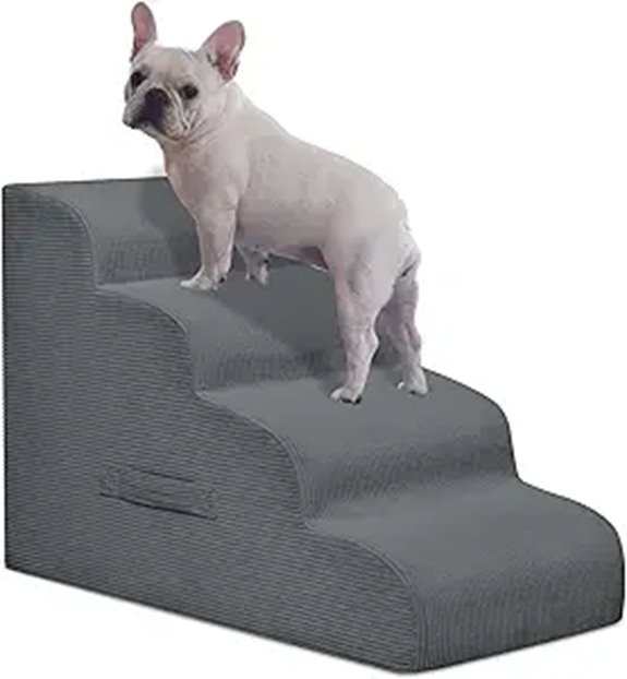 Waterproof 4-Step Dog Stairs for Small Pets