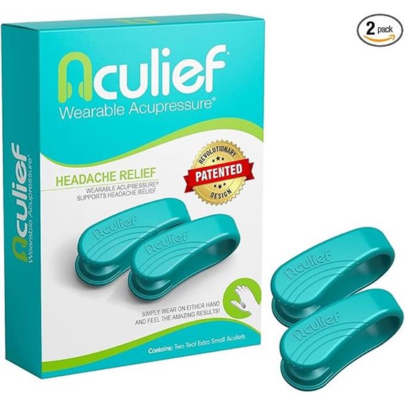 Aculief Wearable Acupressure Hand Clips (Pack of 2)