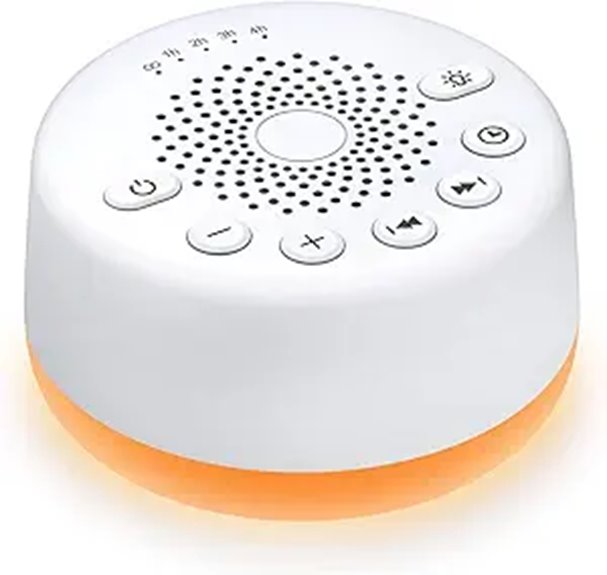 Easysleep White Noise Machine with Night Lights