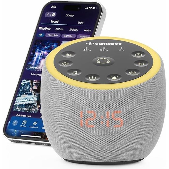 Santebee White Noise Machine with App Control