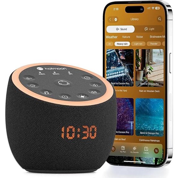 Hotmoon Cocoon Pro 2 White Noise Machine with App Control