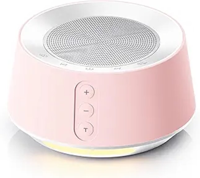 BGOVERSS White Noise Sleep Machine with Night Light