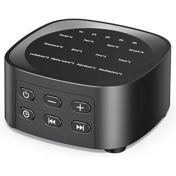 Sleepbox White Noise Machine with 25 Sounds and Memory