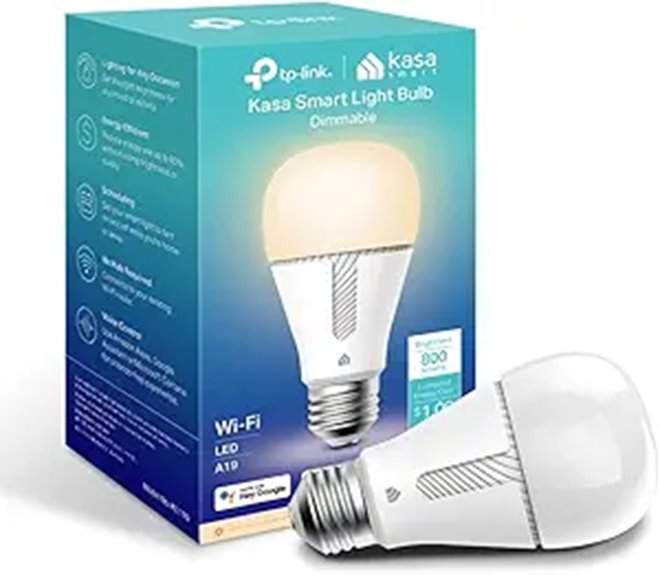 Kasa Smart Wi-Fi LED Bulb Dimmable No Hub
