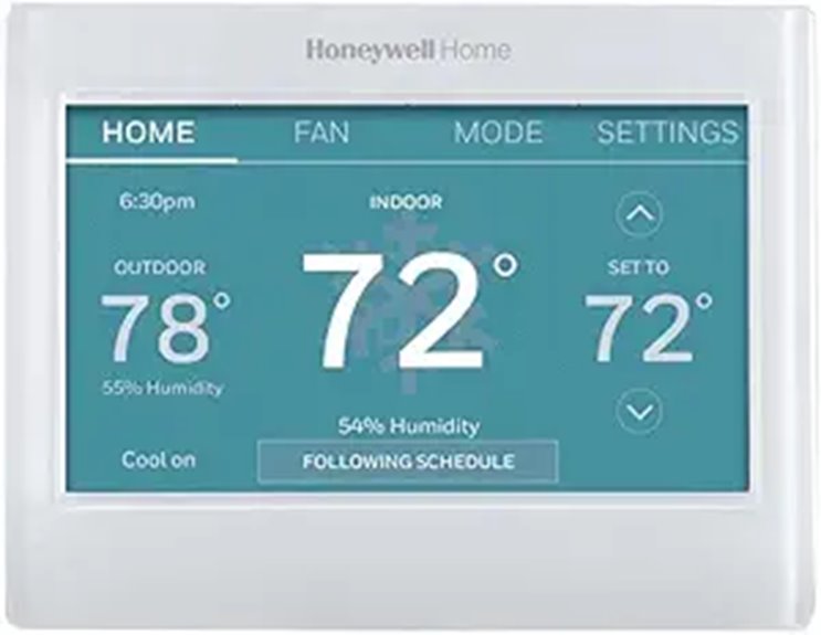 Honeywell RTH9600WF Wi-Fi Smart Color Thermostat