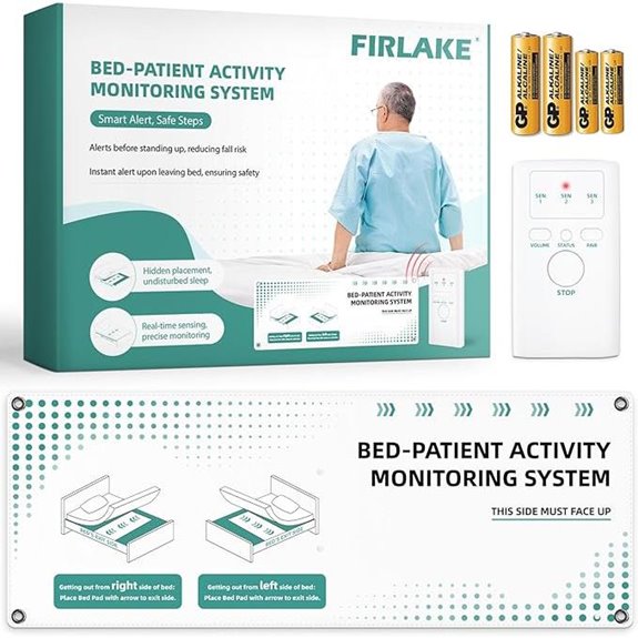 Elderly Bed Alarm with Wireless Sensor & Pager