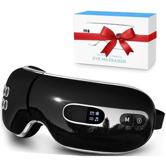Heat & Cold Bluetooth Eye Massager for Migraines