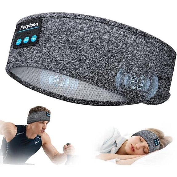 Perytong Wireless Sleep Headphones with HD Stereo Speakers