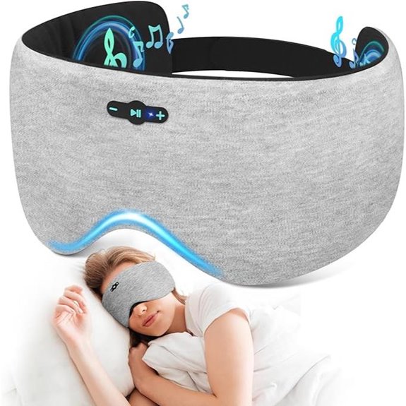 Bluetooth Sleep Mask with Headphones and HD Speakers