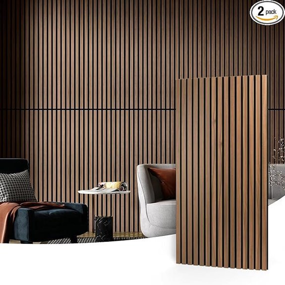 Art3d Wood Slat Acoustic Panels for Walls and Ceilings