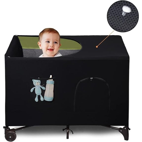 Pack 'n Play Blackout Cover for Travel Crib
