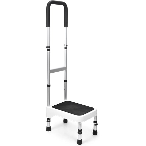 Sangohe Adjustable Handle Step Stool for Adults