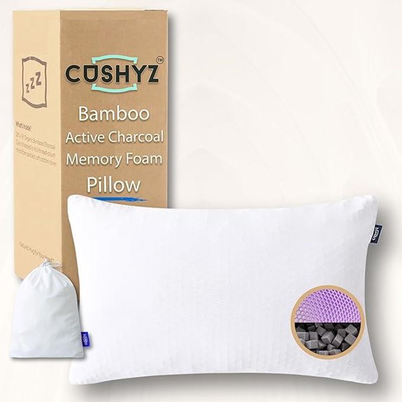 Adjustable Bamboo Charcoal Memory Foam Pillow