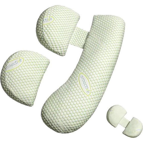 Pregnancy Body Pillow with Adjustable Cover