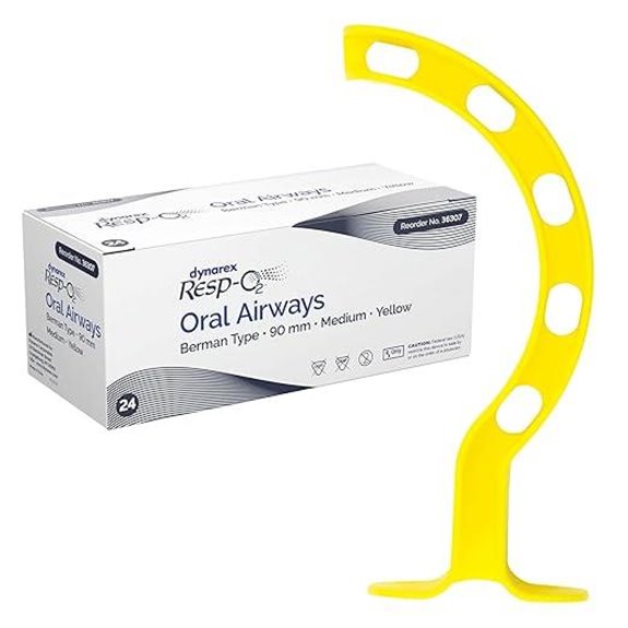 Dynarex Berman Oral Airway Adult 24 Count