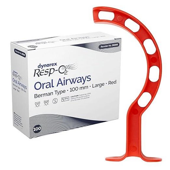 Dynarex Berman Adult Oral Airway 100-Count