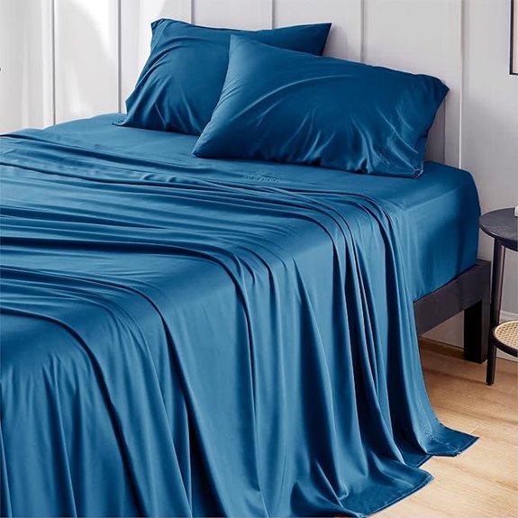 Bedsure Bamboo Rayon Queen Sheet Set