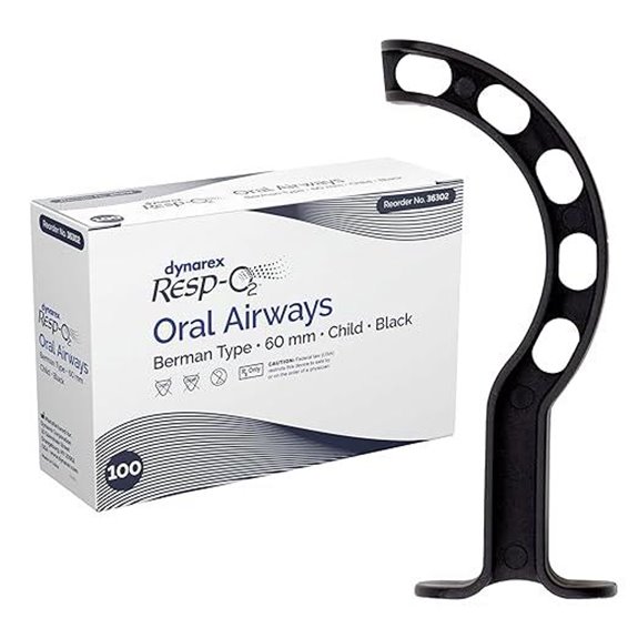 Dynarex Berman Child Oral Airway 100-Count