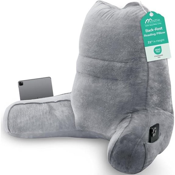 Sasttie Reading Pillow for Head Neck Back Support