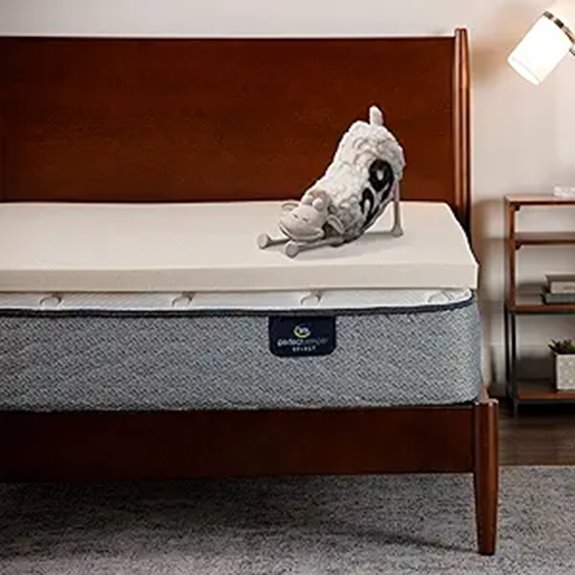 Serta CopperGel Cooling Memory Foam Mattress Topper