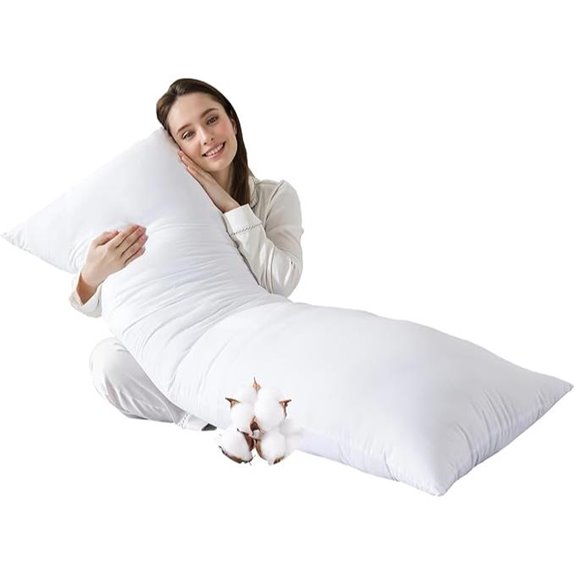 ShouRen Cooling Body Pillow Insert for Side Sleep