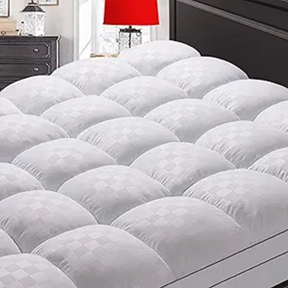 Queen Mattress Topper with Deep Pocket and Cooling