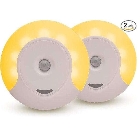 Emagine Amber Night Light 2-Pack with Motion Sensor