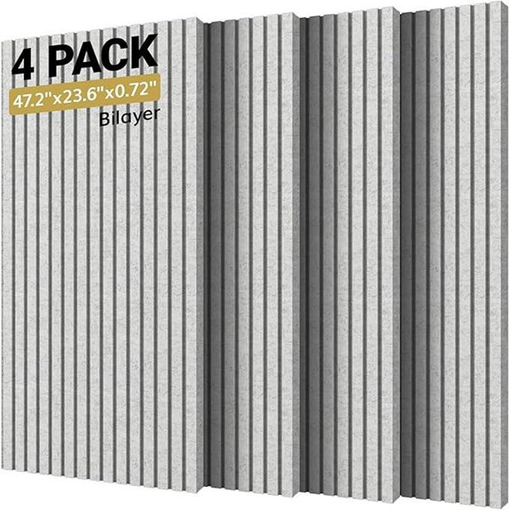 TONOR Dual-Layer Acoustic Wall Panels (4 Pack)