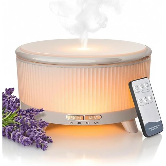 20-Hour Aromatherapy Diffuser with Remote and Lights