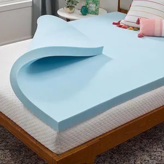 LinenSpa Gel Infused Memory Foam Mattress Topper