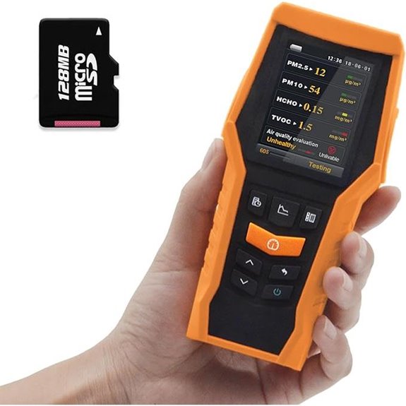 Smart Indoor 11-in-1 Air Quality Monitor with Data Record