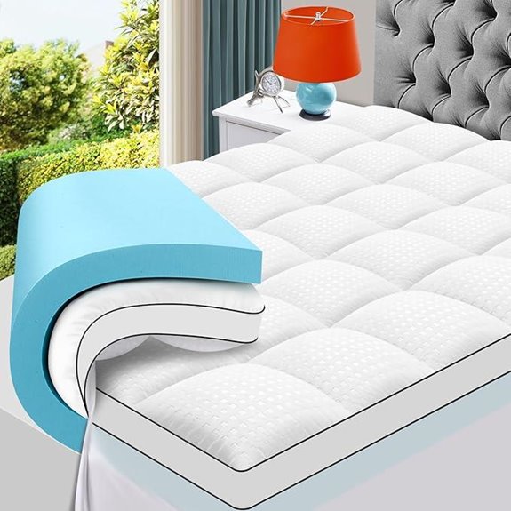 MASVIS King Size Gel Memory Foam Mattress Topper
