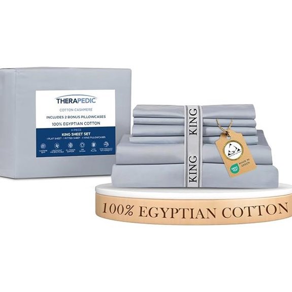 Therapedic Egyptian Cotton King Sheet Set (6-Piece)