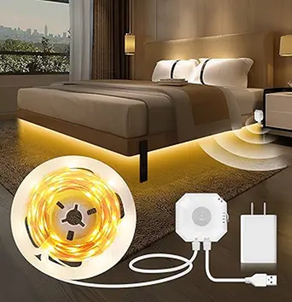 MATICOD Motion Sensor LED Light Strip for Cabinets