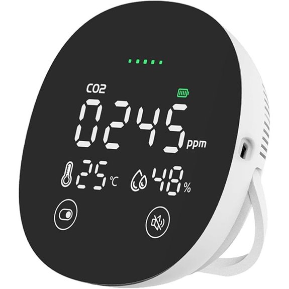 3-in-1 CO2 Temperature & Humidity Air Quality Monitor